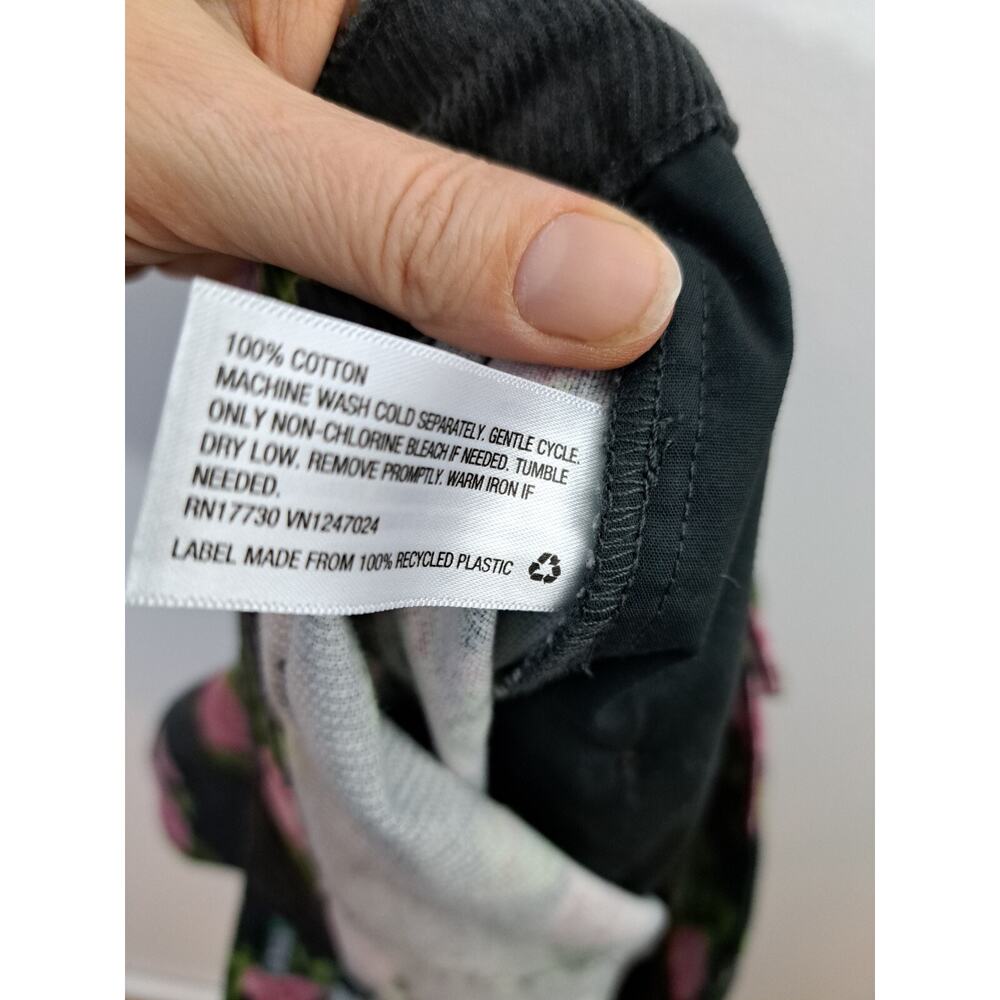 Wild Fable Gray Pink Rose Corduroy Mini Skirt Women’s Size 18 NWT - Picture 7 of 9